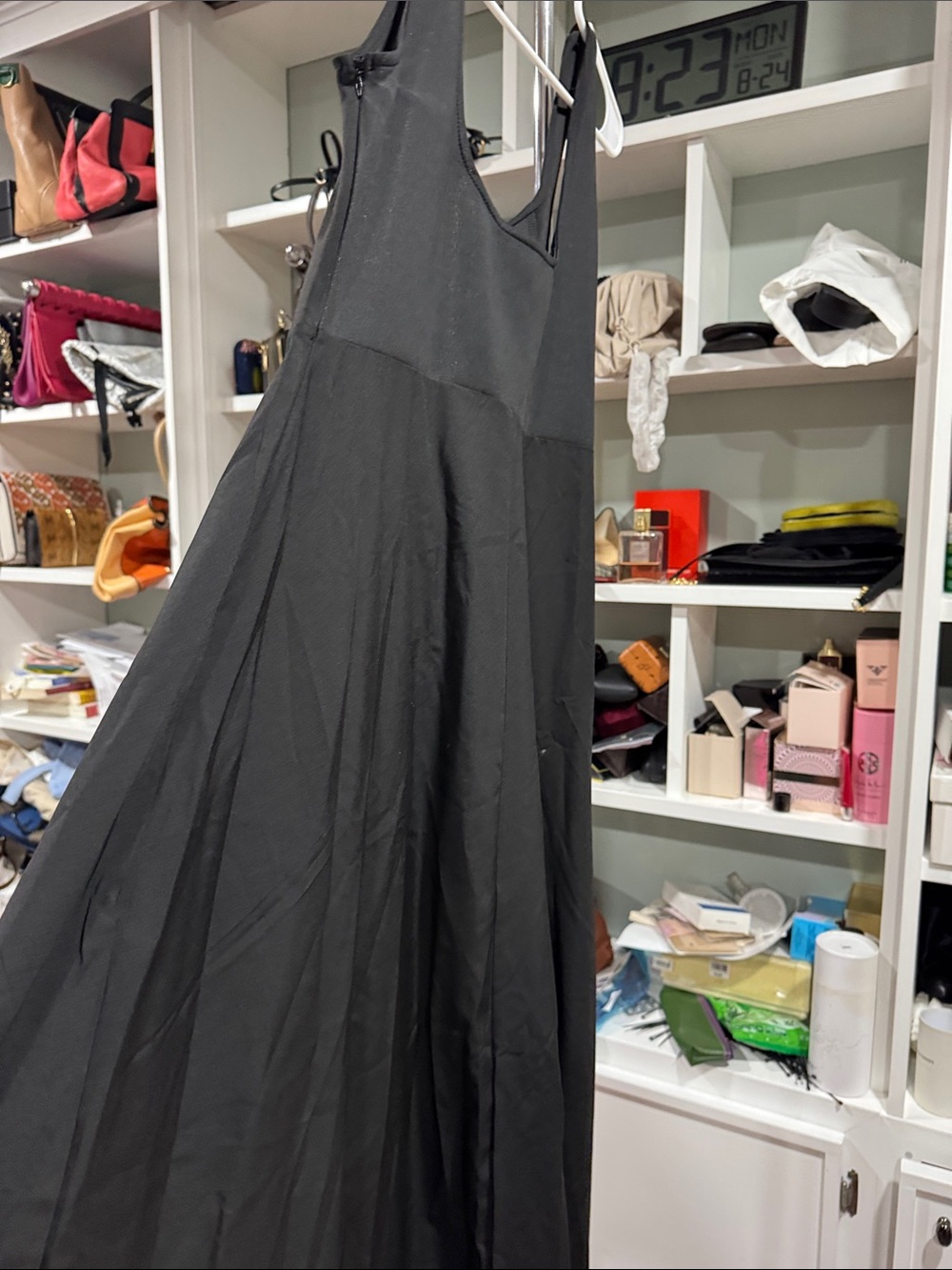 Black Women’s A-Line sleeveless Maxi Dress